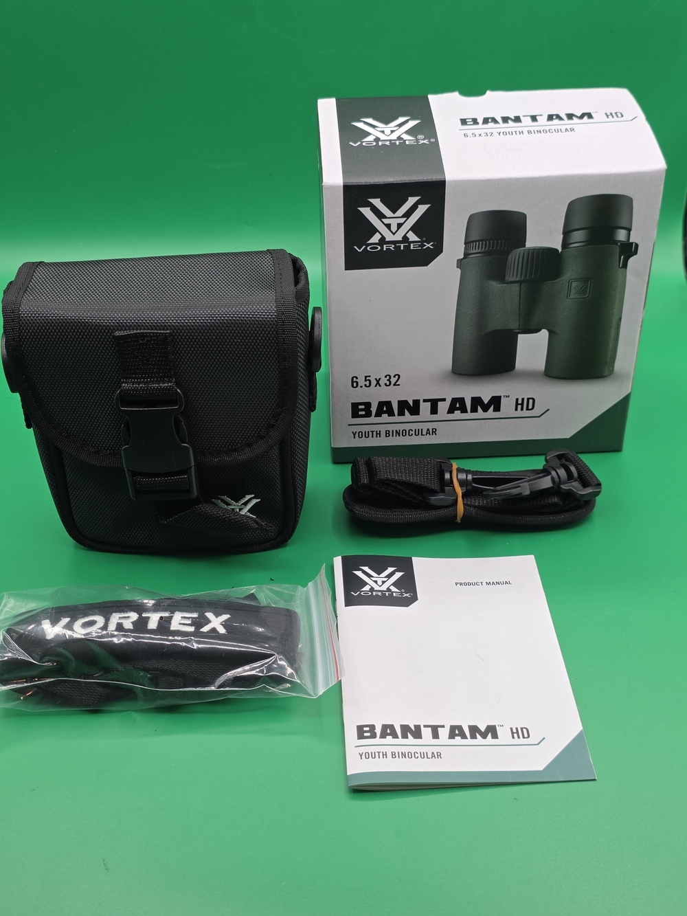 Vortex Bantam HD 6.5x32 Youth Binoculars - Black